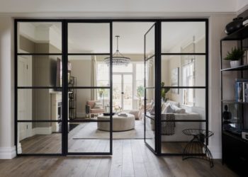 Главные достоинства стеклянных дверей и правила их установки