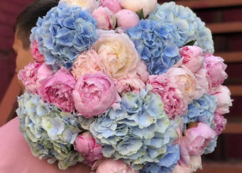 Преимущества приобретения для подарка букета из гортензий