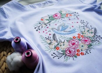 Основные сведения об особенностях машинной вышивки на одежде