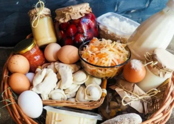 Виды фермерских продуктов, представленных на продуктовых рынках