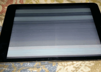 Почему появляются на планшете полосы и как с ними бороться