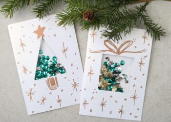 Как сделать красивые новогодние поздравления своими руками: идеи и материалы